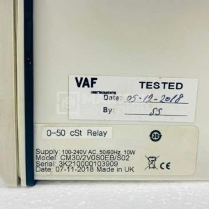 VAF Instruments CM30/2V0S0EB/S02 Viscosity Controller