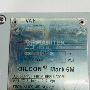 VAF Instruments Oilcon Mark 6M Electro-pneumatic unit