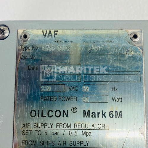 WhatsApp Image 2026-08-08 at 11.28.42 AM VAF Instruments Oilcon Mark 6M Electro-pneumatic unit