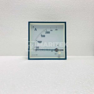 Janssen Q500 Analog dial square panel ammeter