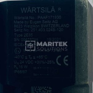 Wärtsilä 2E85 Industrial valve coil module