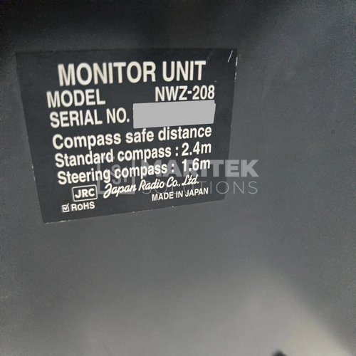 JRC NWZ 208 MONITOR UNIT JRC NWZ 208 MONITOR UNIT