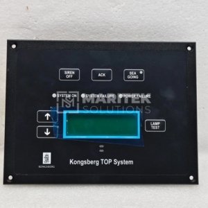 KONGSBERG 14604938 TOP SYSTEM ALARM COMMAND CONTROL PANEL