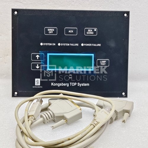 KONGSBERG 14604938 TOP SYSTEM ALARM COMMAND CONTROL PANEL _4 KONGSBERG 14604938 TOP SYSTEM ALARM COMMAND CONTROL PANEL