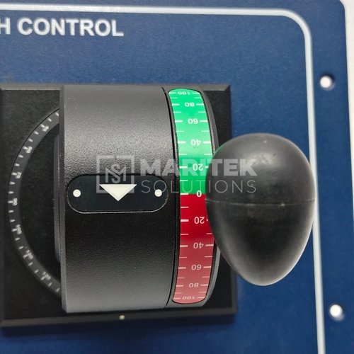 KONGSBERG AZIMUTH CONTROL PN 315762 WITH LILAAS LF70L-01-86 CONTROL LEVER KONGSBERG 315762 AZIMUTH CONTROL WITH LILAAS LF70L-01-86 CONTROL LEVER