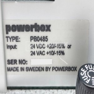 POWERBOX PB0485 POWER SUPPLY