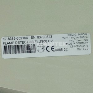Saacke FLUS 06 UV-based Flame detector unit