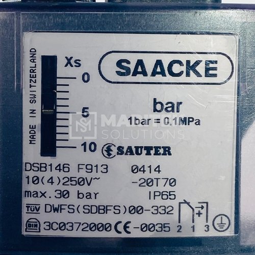 Saacke Sauter DSB146 F913 Pressure switch_4 Saacke DSB146 F913 Pressure switch