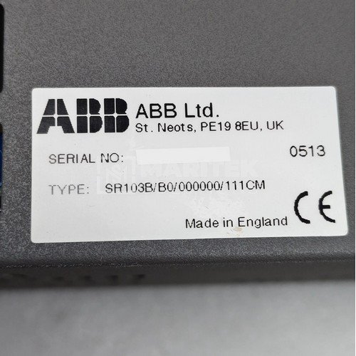 ABB SR100 COMMANDER _7 ABB SR100 COMMANDER
