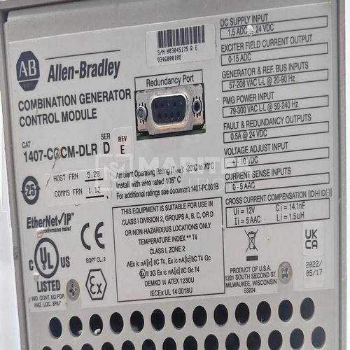 ALLEN-BRADLEY 1407-CGCM COMBINATION GENERATOR CONTROL MODULEALLEN-BRADLEY 1407-CGCM COMBINATION GENERATOR CONTROL MODULE_3 ALLEN-BRADLEY 1407-CGCM COMBINATION GENERATOR CONTROL MODULE