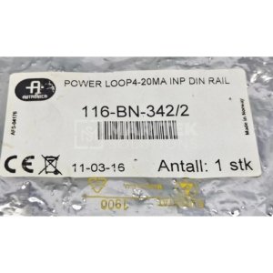 AUTRONICA 116-BN-342/2 POWERLOOP INPUT UNIT DIN RAIL