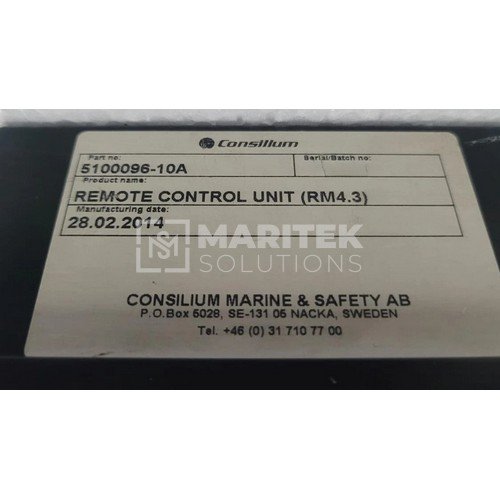 Consilium 5100096-10A Remote Control Unit (RM4.3)_2 Consilium 5100096-10A Remote Control Unit (RM4.3)