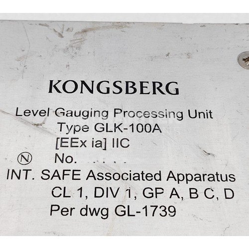 KONGSBERG GLK-100A LEVEL GAUGING PROCESSING UNIT_3 KONGSBERG GLK-100A LEVEL GAUGING PROCESSING UNIT