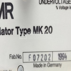 MASCHINENFABRIK REINHAUSEN MK20 SOLID-STATE VOLTAGE REGULATOR