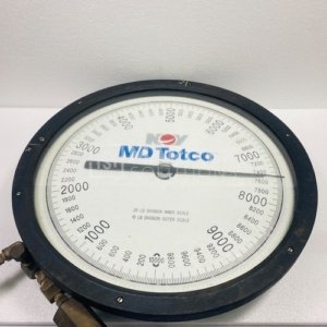 MD Totco 11414323-001 Analog weight/pressure indicator dial