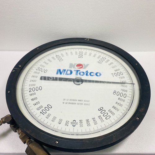 MD Totco 11414323-001 Analog weight/pressure indicator dial