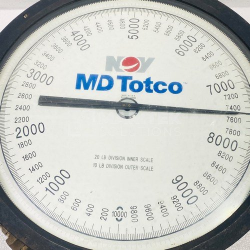 MD Totco 11414323-001 Analog weight-pressure indicator dial _4 MD Totco 11414323-001 Analog weight/pressure indicator dial