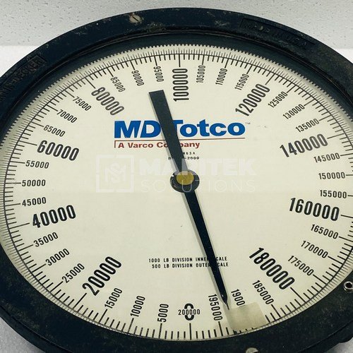 MD Totco SW06CBJ2000CN71AN1 Industrial weight or pressure indicator gauge MD Totco SW06CBJ2000CN71AN1 Industrial weight or pressure indicator gauge