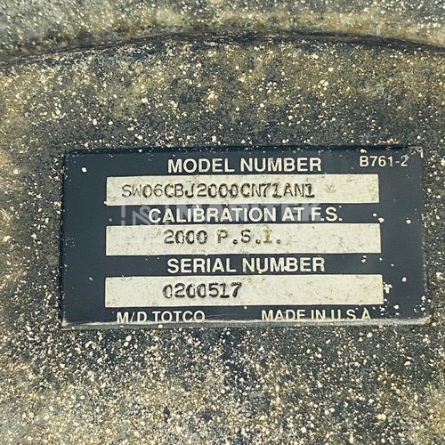 MD Totco SW06CBJ2000CN71AN1 Industrial weight or pressure indicator gauge_5 MD Totco SW06CBJ2000CN71AN1 Industrial weight or pressure indicator gauge
