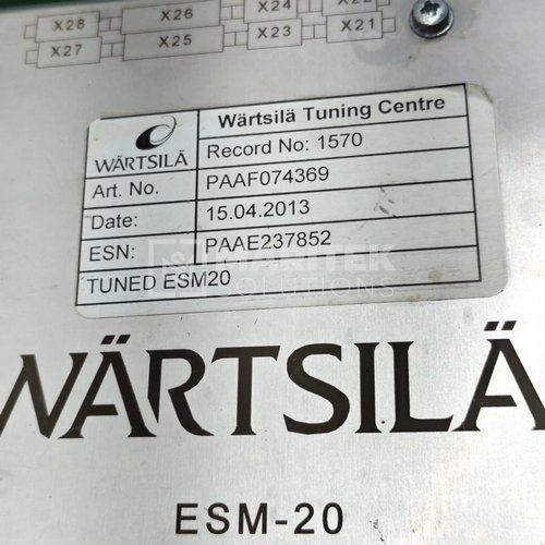 WARTSILA EV 303143 ENGINE PROTECTION MODULE_2 WARTSILA EV-303143 ENGINE PROTECTION MODULE