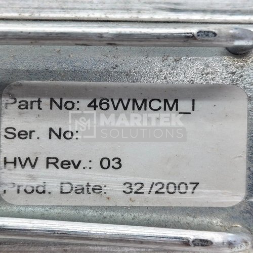 WARTSILA MCM-11 MAIN CONTROL MODULE WARTSILA MCM-11 MAIN CONTROL MODULE