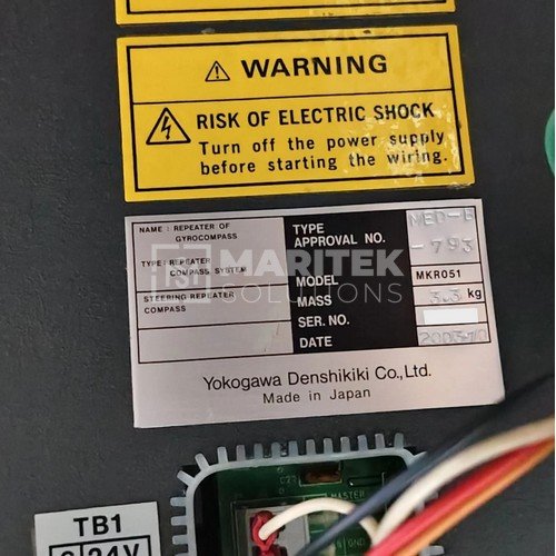 YOKOGAWA MKR-051 REPETER FOR GYRO COMPASS YOKOGAWA MKR-051 REPETER FOR GYRO COMPASS