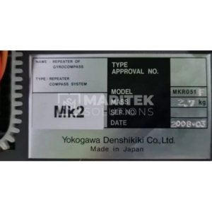 Yokogawa Denshiki MKR051 F Gyrocompass Repeater